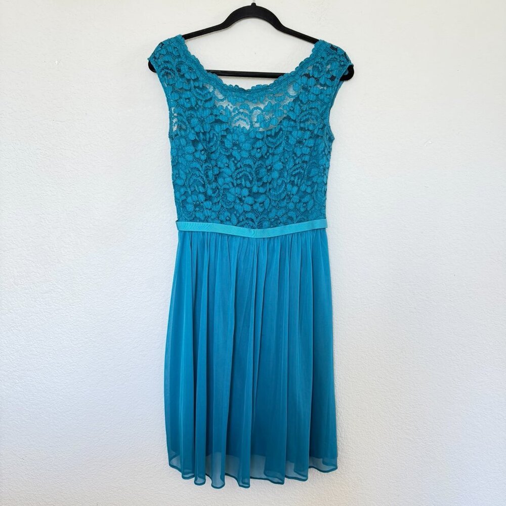 Turqoise Formal Dress - Davids Bridal - Bridesmaid Dress